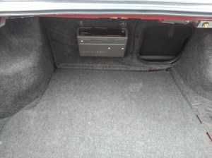 det er ligefør at pladsen i bagagerummet er bedre end den på bagsædet