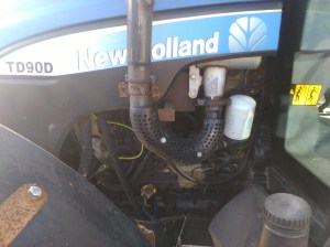 new hollands turbo diesel række 4er føltes overraskende let løbene af en traktor motor at være